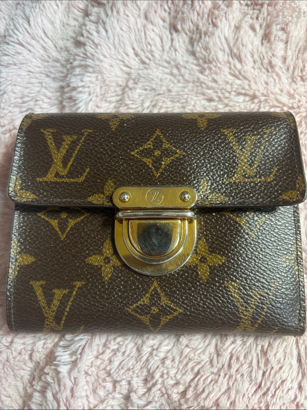 Louis Vuitton Monogram Snap Wallet - Brown & Gold Hardware
